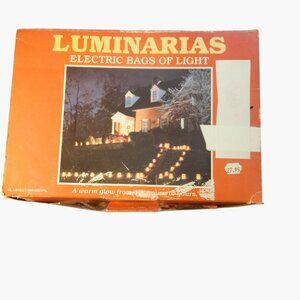 Casa Noel Luminarias Outdoor Light Platforms Bags Vintage Holiday Christmas